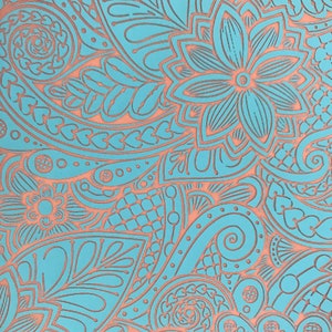 Silk screen Stencil Shadows Of Your Love Henna Boho For Crafting, Polymer Clay + Mixed Media DIY silk screen