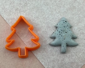Classic Christmas Tree polymer clay cutter | tree clay earring cutter