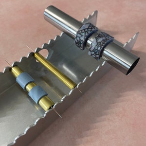 Metal Tube Forms for Huggies kleioorbellen, ringen, haarspeldjes, kralen met groot gat