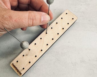 Clay Bead Pin Stand up Holder for baking and drying