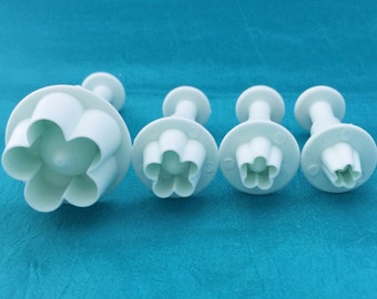 Cortador de émbolo para mini flores / juego de cortadores de arcilla polimérica / para hacer placas de arcilla / cortador de flores de fondant apto para alimentos