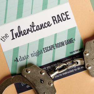 Escape Room Game Date Night The Inheritance Race Printable Play at Home image 2