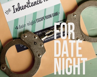 Escape Room Game - Date Night - The Inheritance Race - Printable Play at Home