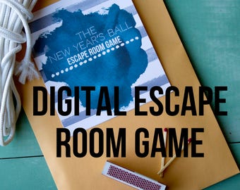 Escape Room Game The New Year's Ball Family Game At Home - Digital Game