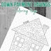 Home Down Payment Savings Tracker Saving Goal Financial Organizer Coloring Pages