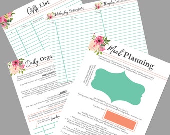 Get Organized Worksheets made by a person who is really organized
