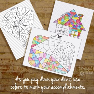 Financial Organizer Debt Payoff Coloring Pages image 4