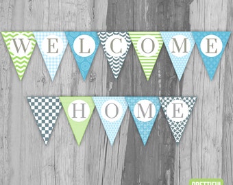 Welcome Home Banner Printable Instant Download - Jack