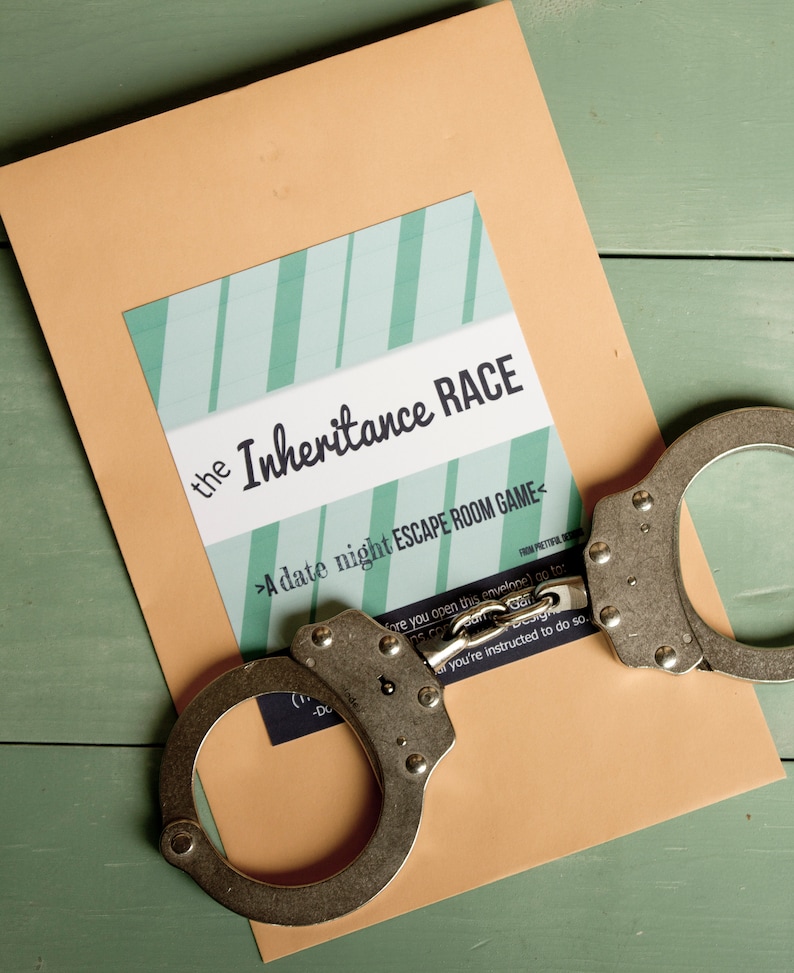 Escape Room Game Date Night The Inheritance Race Printable Play at Home image 2