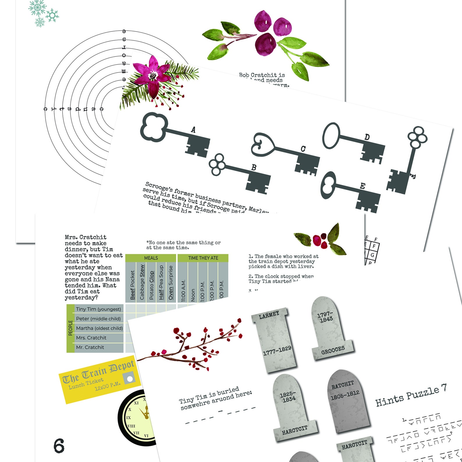 Christmas Escape Room Game Digital Printable - Etsy