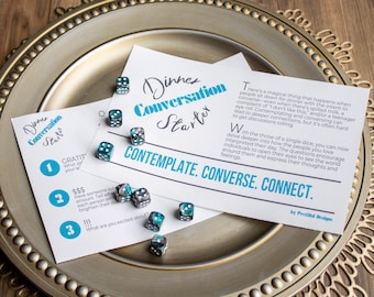 Dinner Conversation Starter Printable Connecting Game