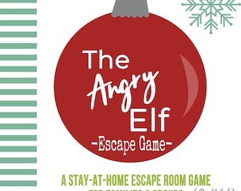 Kids Christmas Escape Room Game Digital Printable - Fun for Adults too!