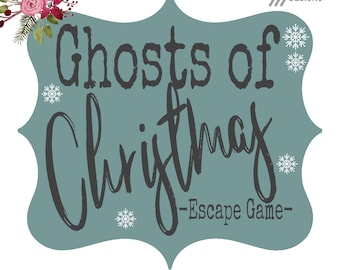 Christmas Escape Room Game Digital Printable
