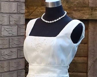 Ivory wedding dress, ivory debutante gown, handmade in England Titanic gown, classic wedding dress,  Made to order