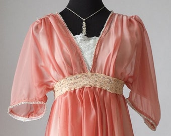 Abito da sera edoardiano fatto a mano in Inghilterra Lady Mary ispirato Downton Abbey Titanic 1912 abito stile