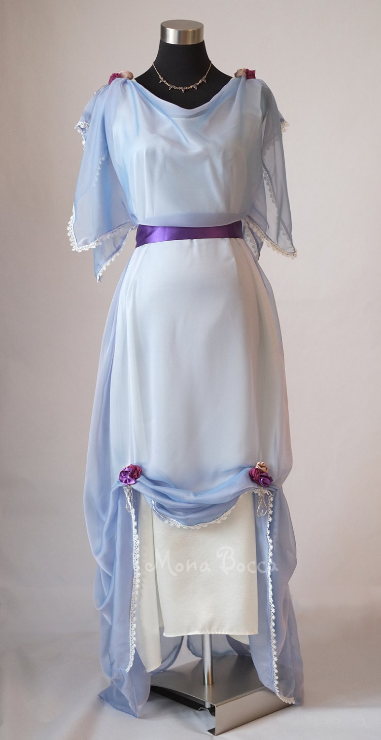 Edwardian Light Blue Evening Dress Gilded Age Downton Abbey - Etsy