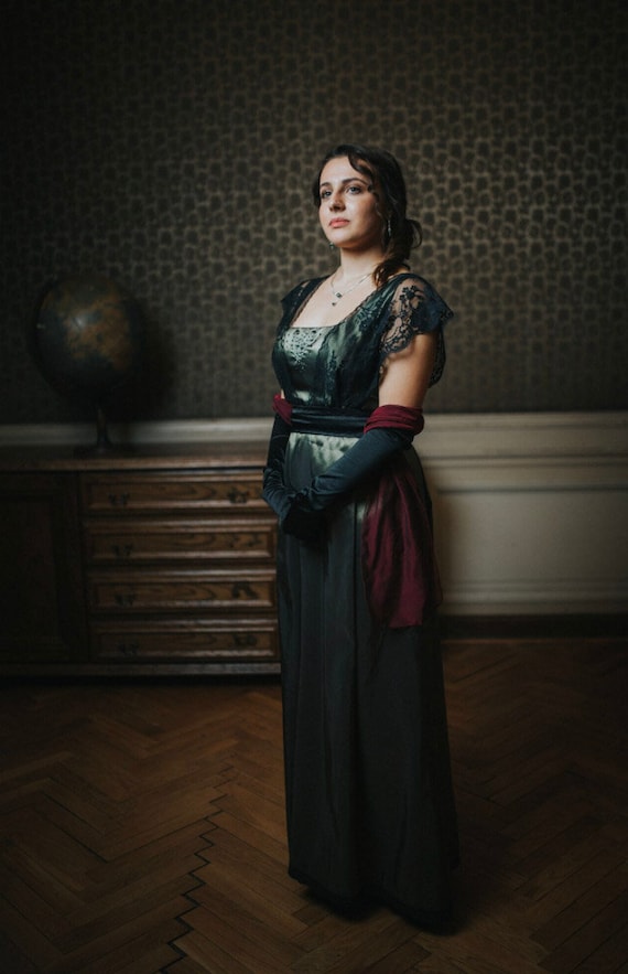 titanic green dress Vintage Titanic Dresses
