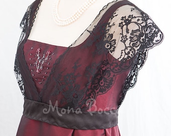 Edwardian dress Downton Abbey Downtown Abbey Edwardian bridesmaid Titanic 1912 Rose Dewitt Bukater handmade in England Made to order