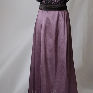 Edwardian dress Downton Abbey Purple amethyst dress Edwardian bridesmaid Titanic 1912 Eggplant bridesmaid dress Murder mystery dinner image 2