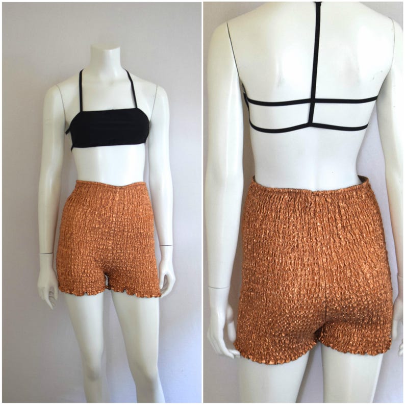 high waist ruffle shorts