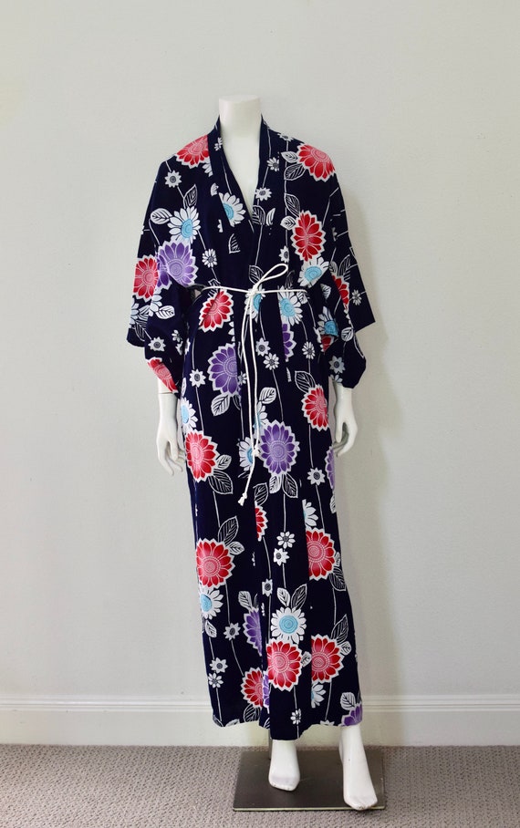 Cotton Kimono/ Japanese Kimono Robe/ Women's Size… - image 2