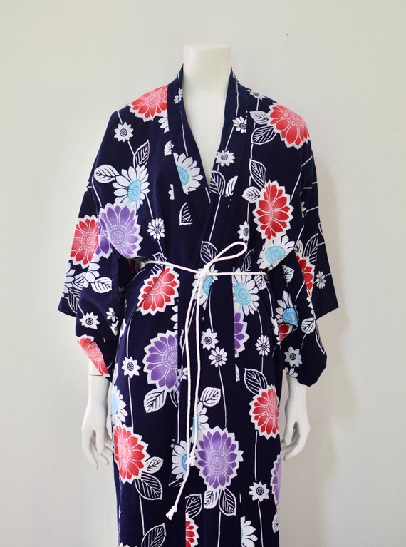 Cotton Kimono/ Japanese Kimono Robe/ Women's Size… - image 3