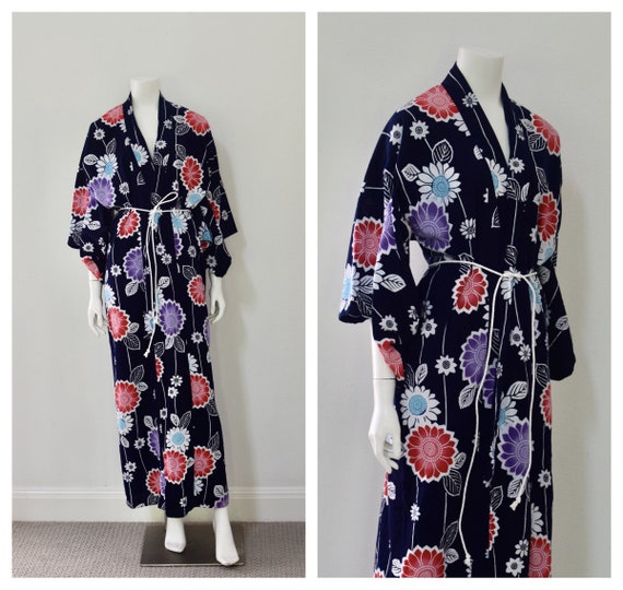 Cotton Kimono/ Japanese Kimono Robe/ Women's Size… - image 1