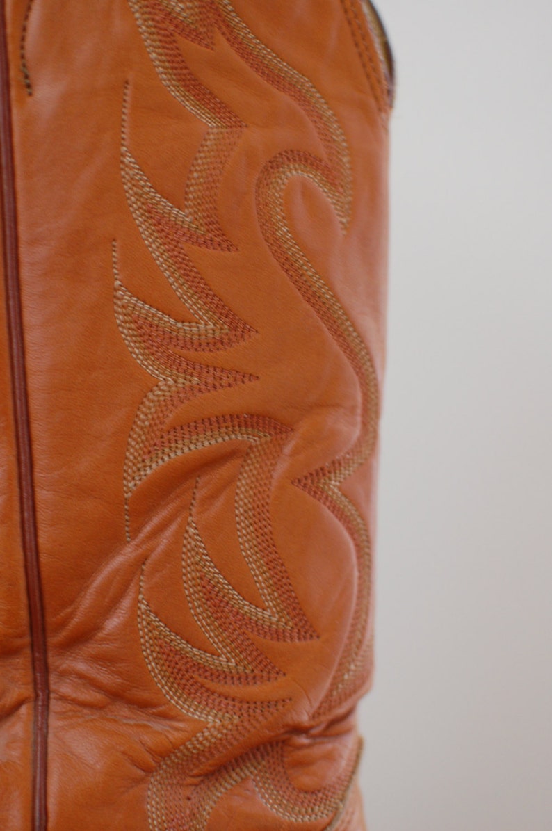 Burnt Orange Cowboy Boots/ Nocona Western Boots/ UT Longhorn Etsy