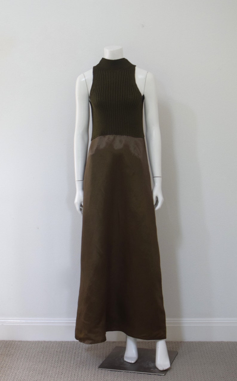 90s Minimalist Evening Dress/ Marina Spadafora Designer Dress/ | Etsy