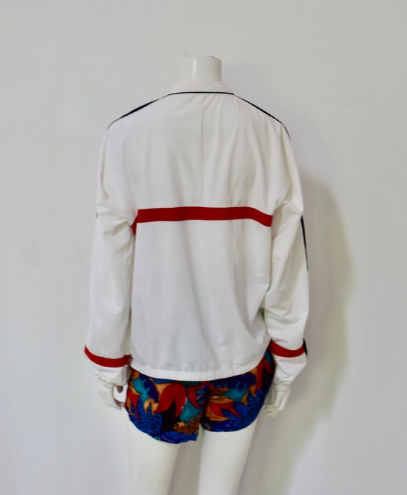 80s Fila Track Jacket/ 1980s Warm Up Jacket/ Whit… - image 3