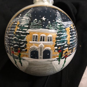 College Ornament, Graduation ornament, university Ornament, College Christmas ball, College Christmas bulb