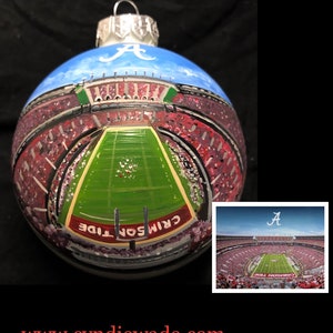 Alabama Ornament, Crimson Tide, Alabama football, Roll Tide, Alabama University image 1