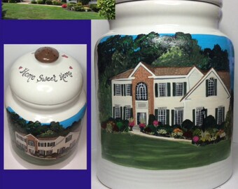 Cookie Jar House Warming Realtor Closing Gift Custom Cookie Jar