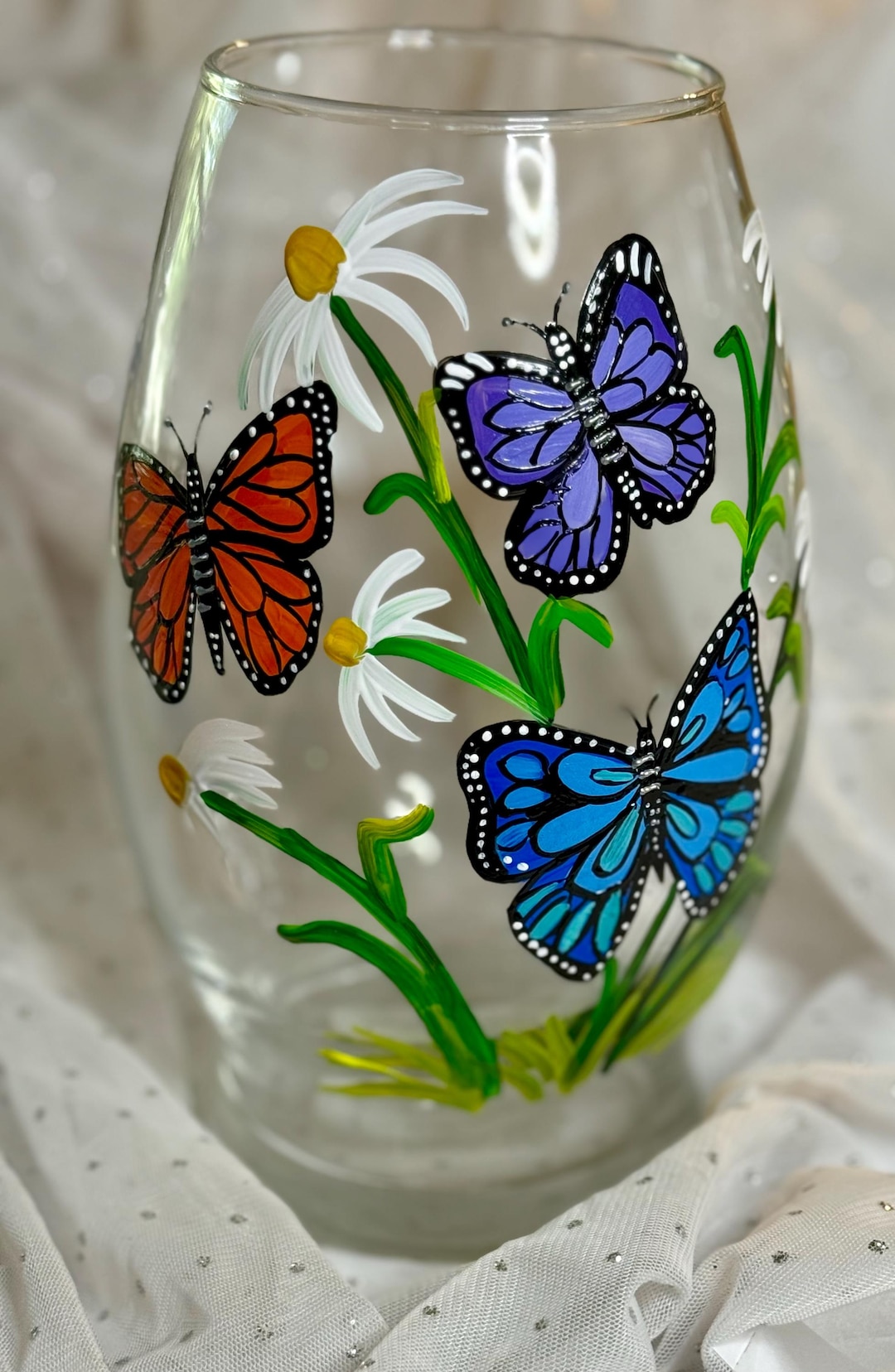 Rectangle Vase Grande Butterfly