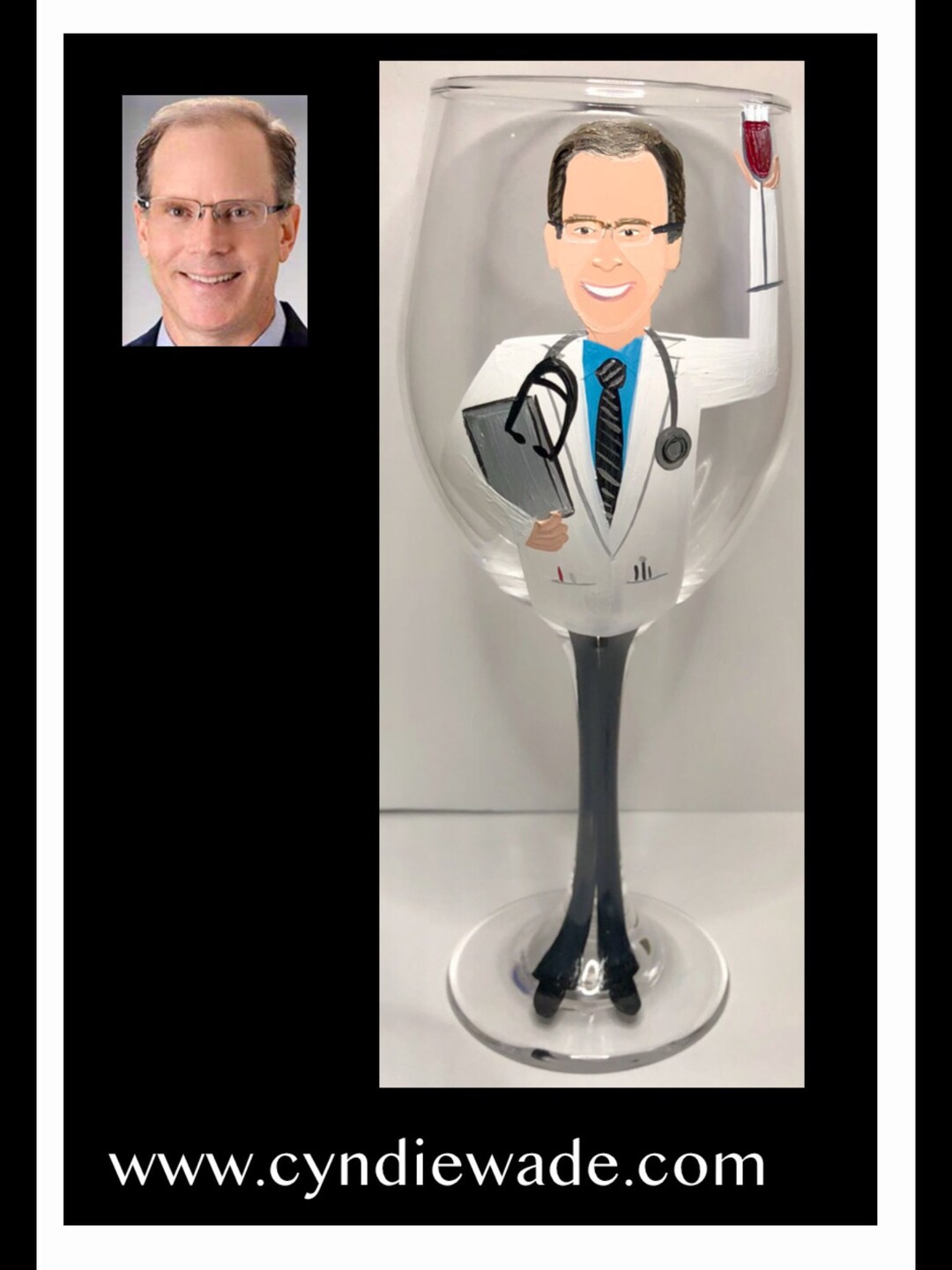 Doctor Wine Glass Dentist Wine Glass Veterinarian Wine Etsy