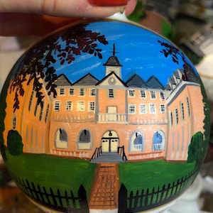 College Ornament, Graduation ornament, university Ornament, College Christmas ball, College Christmas bulb