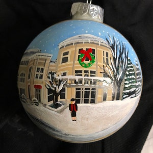 College Ornament, University,  Graduation ornament, university Ornament, College Christmas ball, College Christmas bulb