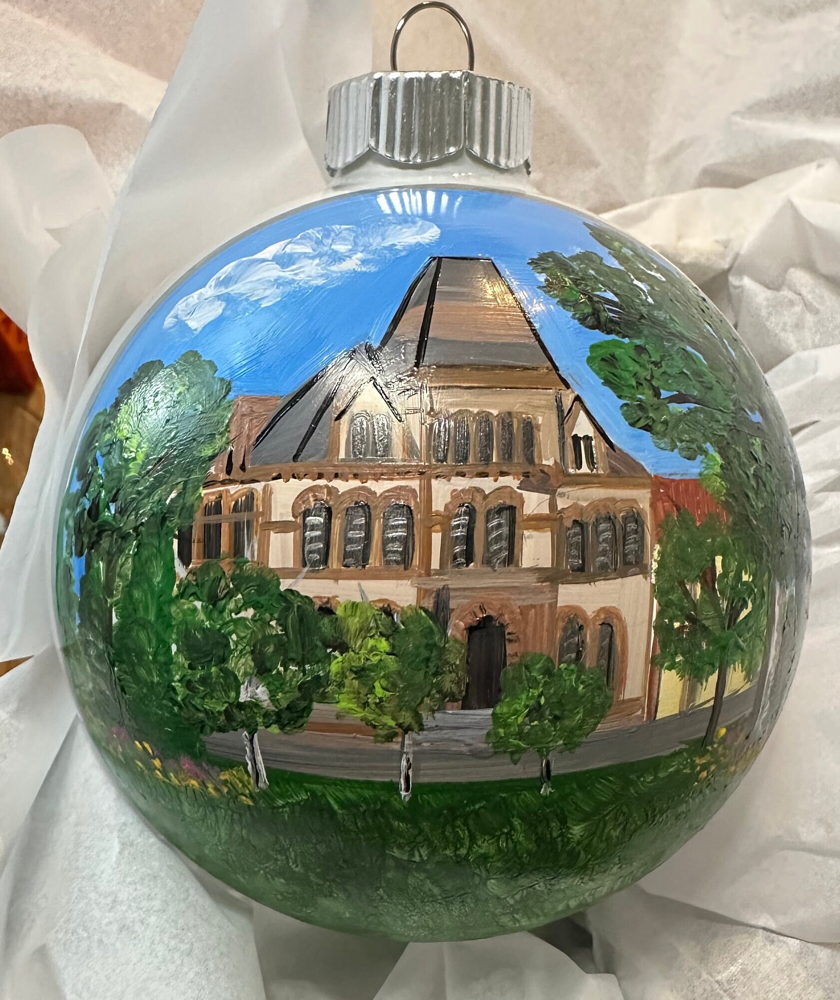 College Ornament, Brown University,  Graduation ornament, university Ornament, College Christmas ball, College Christmas bulb
