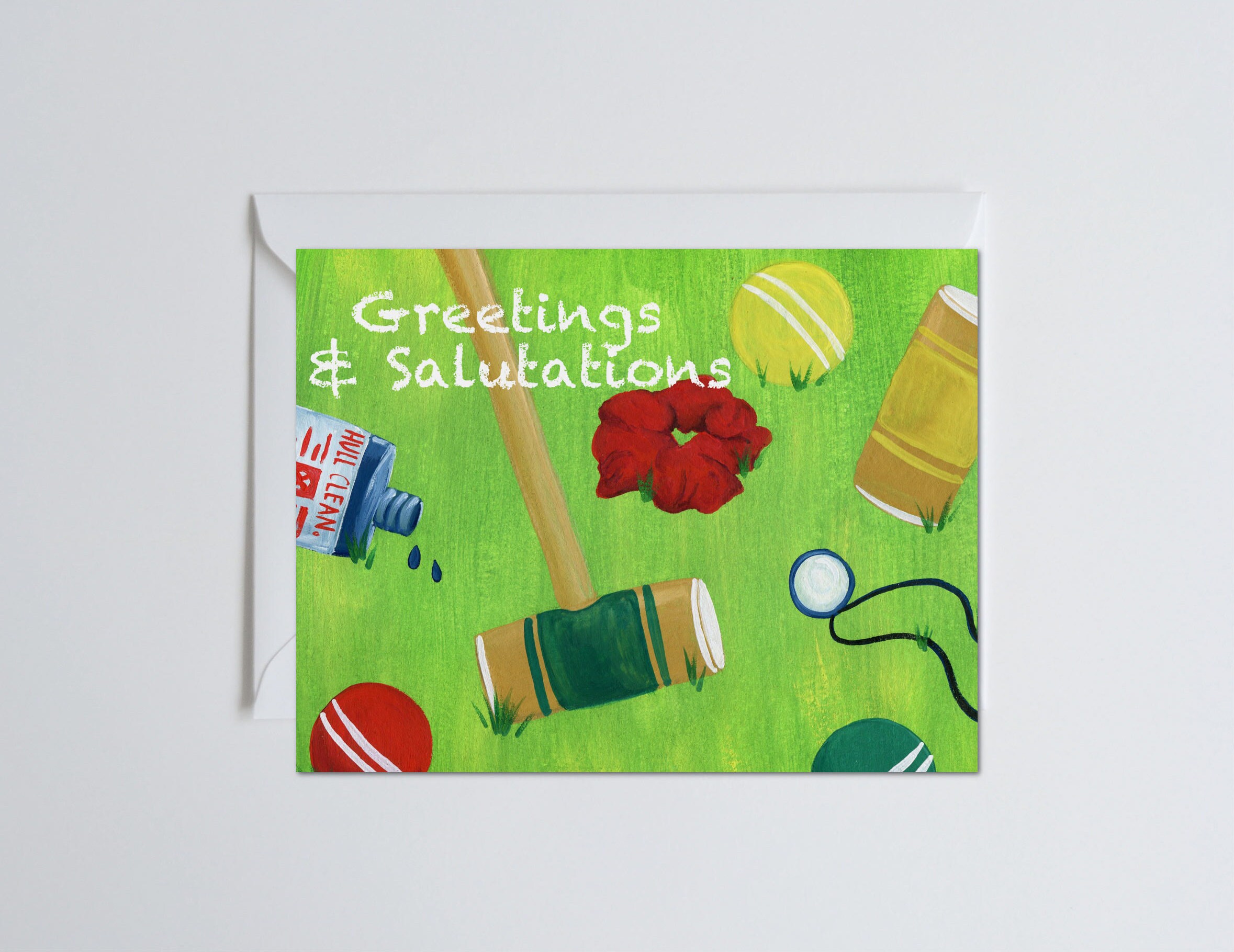 Heathers Greeting Card Greetings and Salutations Dark Etsy