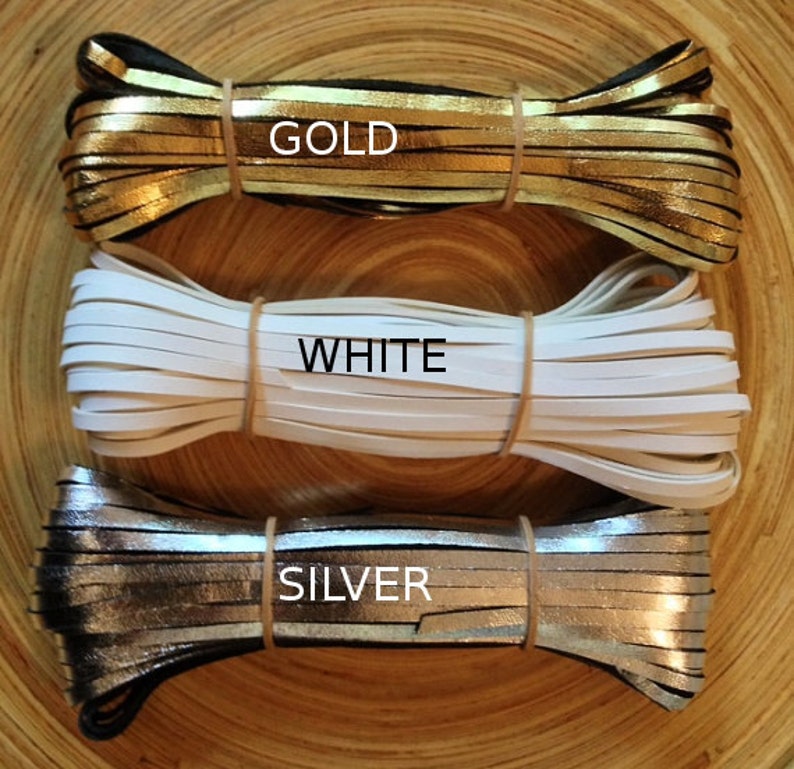 3.0mm 1/8 inch Kangaroo leather Lace lacing for braiding Etsy