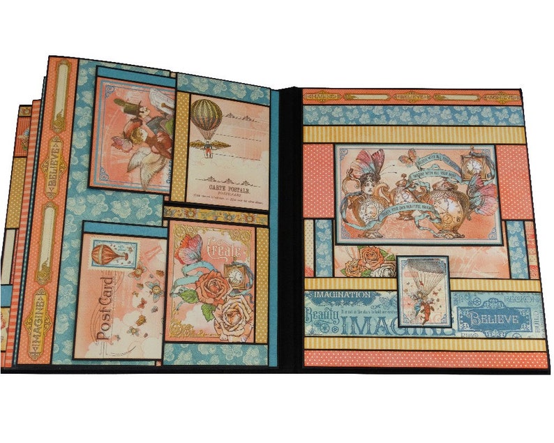 Imagine Mini Album PDF Tutorial Mini Album Tutorial Etsy