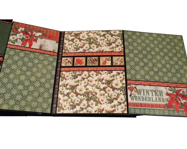 Winter Wonderland Mini Album PDF Tutorial, Mini Album Tutorial, Scrapbook Tutorial, Scrapbook Album PDF Tutorial, Christmas Album Tutorial image 10