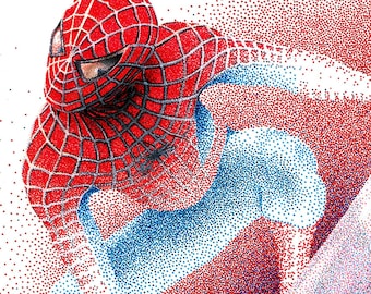 Spiderman art print