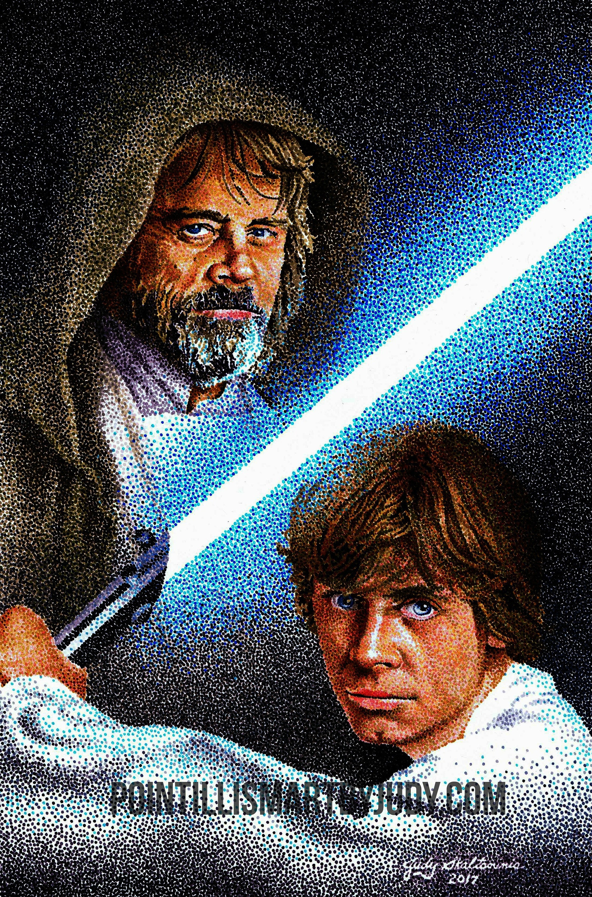 Young Luke, Old Luke Art Print - Etsy Hong Kong