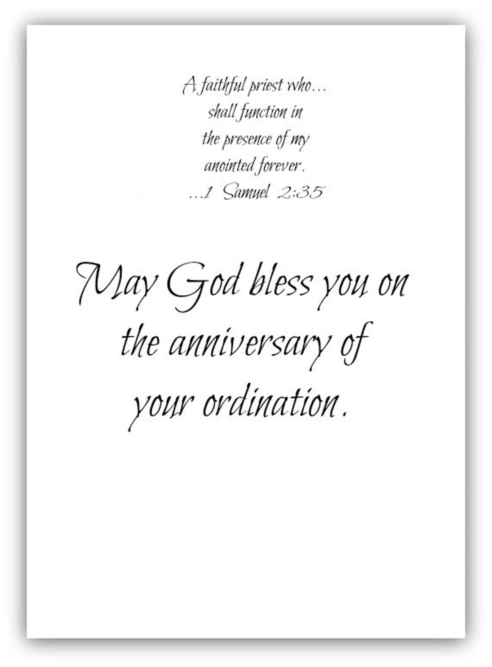 Priesthood Anniversary Card Etsy Canada