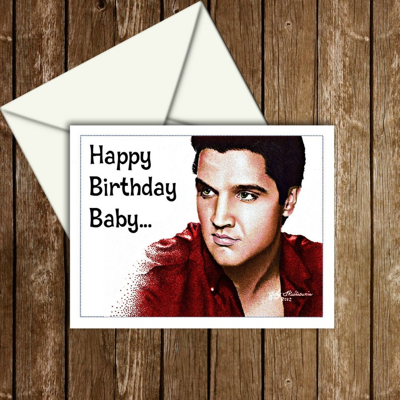 Elvis birthday card image 1