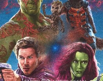 Guardians of the Galaxy art print