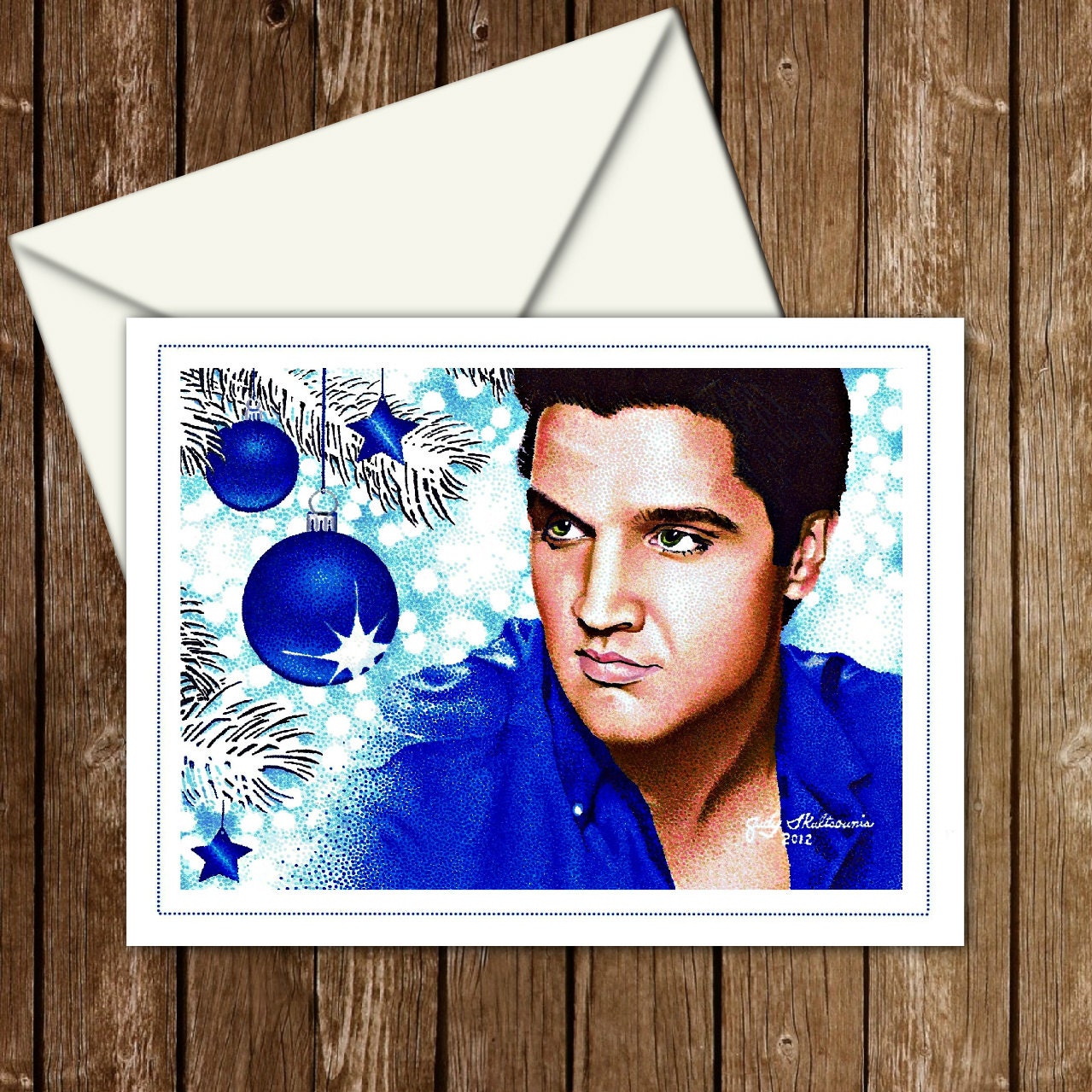 Elvis Presley Christmas Cards 
