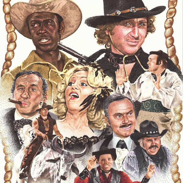 Blazing Saddles print