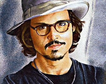 Johnny Depp Art - Etsy